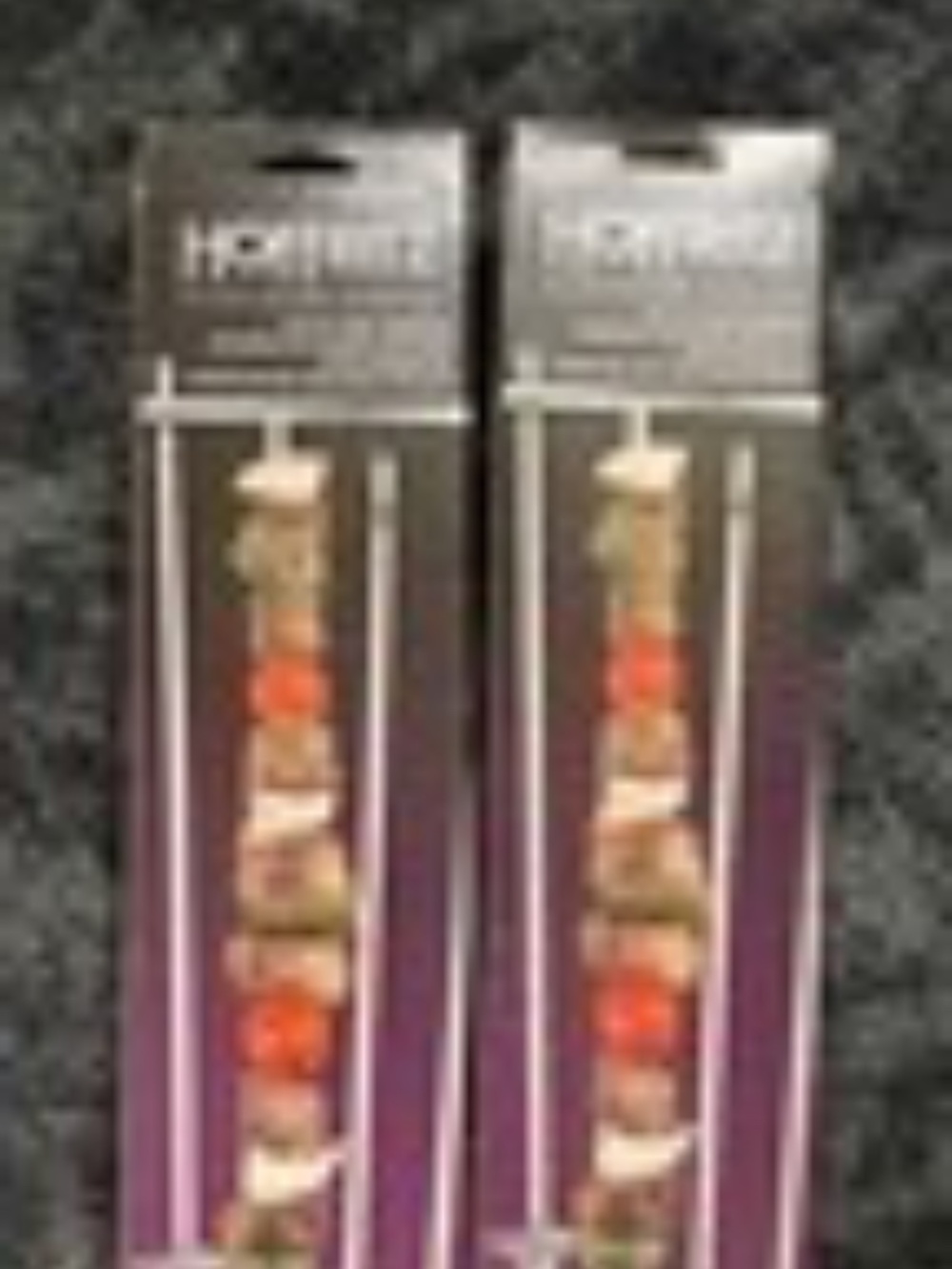 SKEWERS HOFFRITZ PLATINUM SERIES TWO BOXES (8) TOTAL 17" EXCELLENT COND VINTAGE